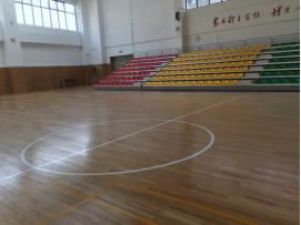 木地板蓝球场